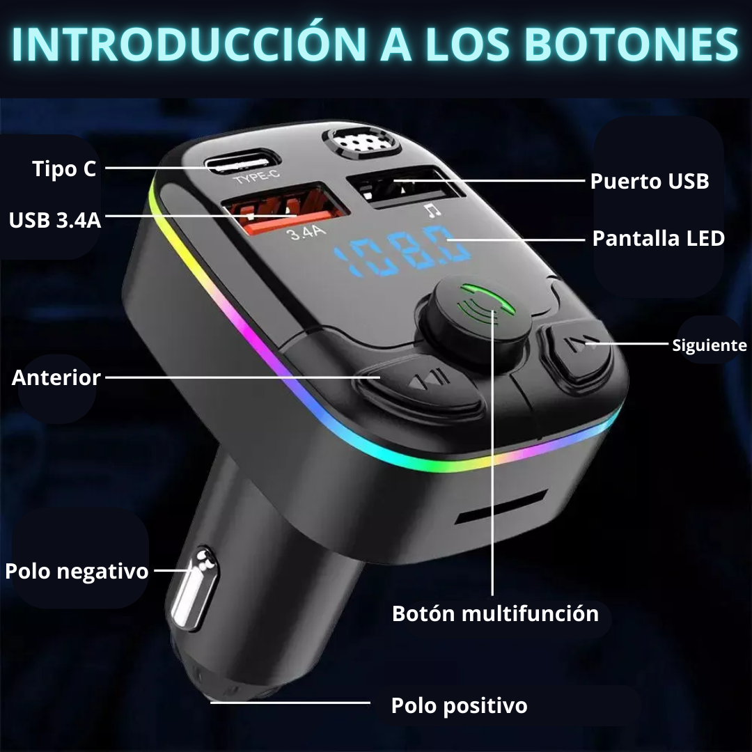 Auto Adaptador Bluetooth - Mejora tu Coche